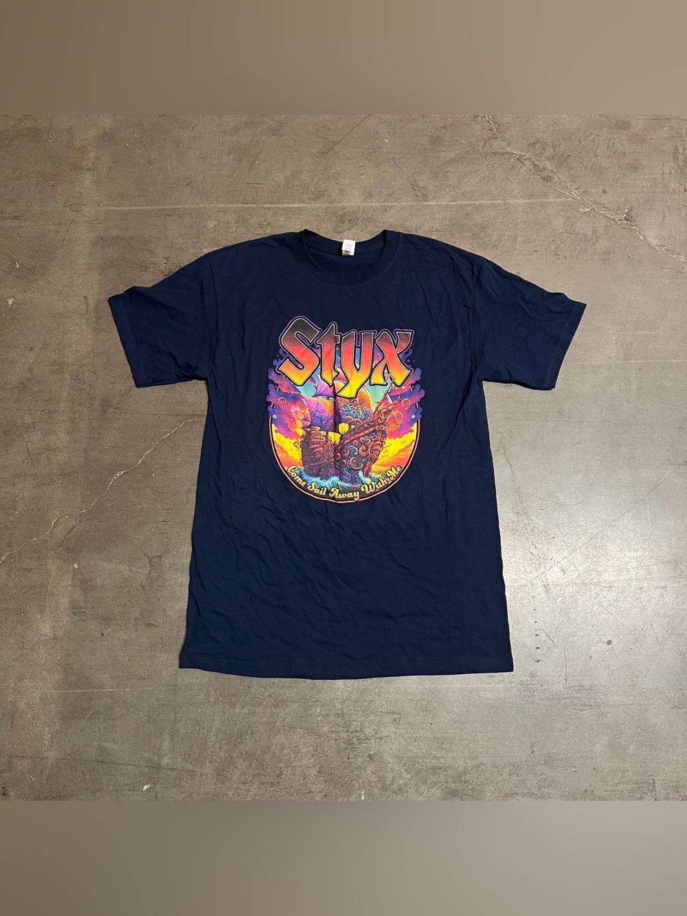 Navy Styx Graphic Tee